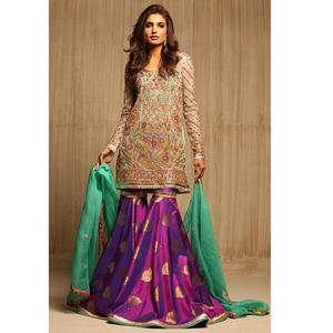 Vestido de Fiesta de 3 Piezas Color Blanco Amizing, Increíble y Popular en Pakistán, Traje para Mujer, Ropa India para Verano e Invierno - Product Image 3