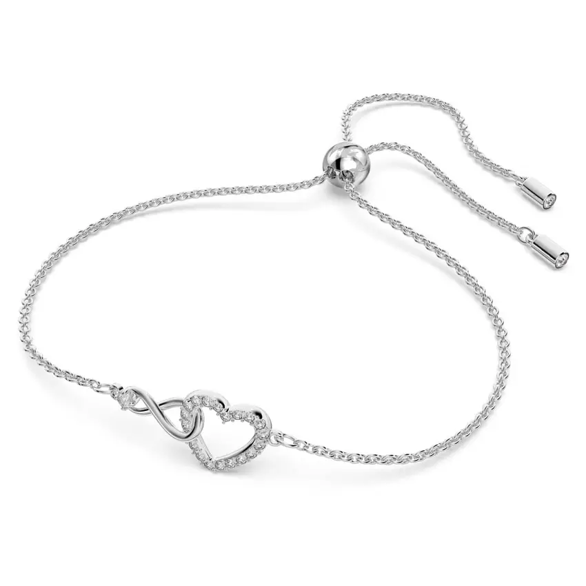 Wholesale Infinity Symbol Heart Diamond Chain adjustable gemstone bracelets