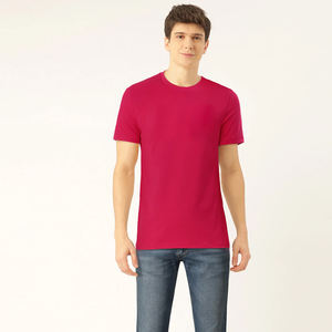 เสื้อยืดผ้าฝ้าย100% พิมพ์ลายโอเวอร์ไซส์สำหรับผู้ชายแห้งเร็วเสื้อ180สีทึบพิมพ์ซับลิเมชันสำหรับกิจกรรมกลางแจ้ง - Product Image 6