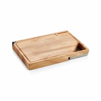 Tabla de Cortar de Madera de Mango Ecológica de Nuevo Estilo con Bandeja, Utensilios de Cocina para Cortar Frutas y Verduras, Directo del Fabricante