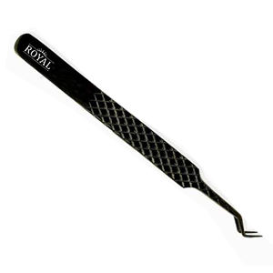 Application professionnelle de volume pince à épiler d'extension de cils Logo personnalisé outil de beauté en acier inoxydable forte adhérence conception incurvée - Product Image 1