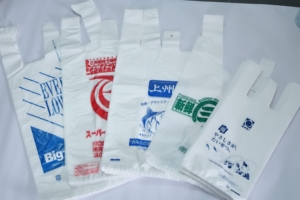 Sac en plastique HDPE personnalisé T-shirt Sac à provisions Sacs de supermarché - Product Image 4