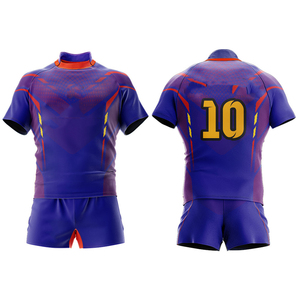 Polo de bonne qualité sublimation, uniforme de sport à rayures personnalisées pour hommes, kits de rugby et jersey à vendre, - Product Image 3