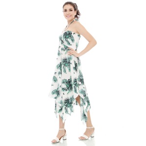 Barato vestidos de las mujeres de cuello Halter 100% rayón de encargo al por mayor de Bali fabricante Resort vestido largo DR006-008R1-F - Product Image 3