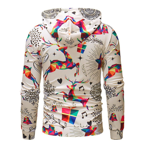 Venta caliente 100% Original personalizado Jersey de gran tamaño impreso Sudadera con capucha estilo Jersey de punto en blanco para sublimación frontal - Product Image 6