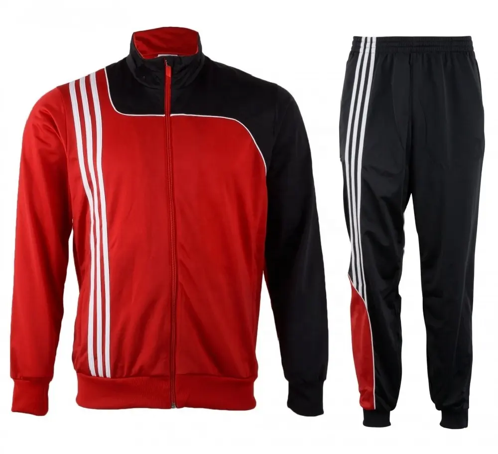 FA Custom Design Branded Quality Men's Polyester Blend Slim Fit Sports Tracksuit for men
