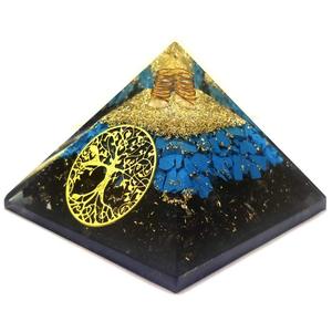 Pirámide de Orgonita con Símbolo del Árbol de la Vida al por Mayor – Pirámide de Resina de Cristal Hecha a Mano para Regalos y Decoración del Hogar - Product Image 1