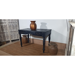 Đau khổ cổ đen rắn gỗ tếch Bảng điều khiển cho khách sạn căn hộ nhà Bar sử dụng repurposed đồ nội thất cổ điển cho nhà - Product Image 2