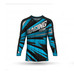 OEM Hombres 100% Poliéster Transpirable Tallas grandes Impresión Ropa deportiva Camisa de carreras Impresión de sublimación Camisetas de carreras con logotipos de equipos - Product Image 5
