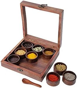 Tre phong cách lưu trữ gia vị hộp, nâu gia vị container - Product Image 3