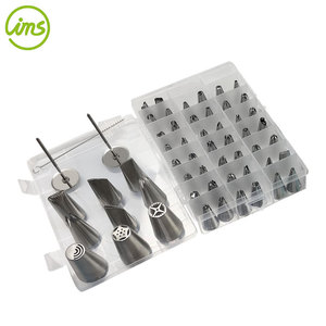 Kit de décoration de gâteaux en métal de 183 pièces avec plateau tournant, écologique - Product Image 3