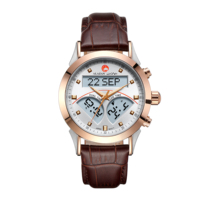 Jam Tangan Digital Muslim Azan Alfajr Alazan Quartz, Bahan Stainless Steel, Penunjuk Kiblat, Tahan Air, Harga Pabrik