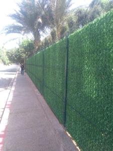 Venta caliente paneles de valla de césped artificial de metal para paredes de privacidad al aire libre e Interior pared verde y seto suministros de jardín - Product Image 4