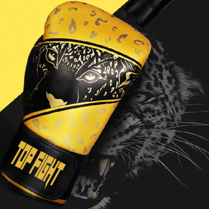 Guantes de boxeo de piel de vaca para entrenamiento con nombre profesional, guantes de cuero para kick boxing para hombre, novedad - Product Image 4