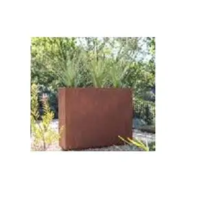 NEUE BOX CORTEN STEEL GARDEN POT