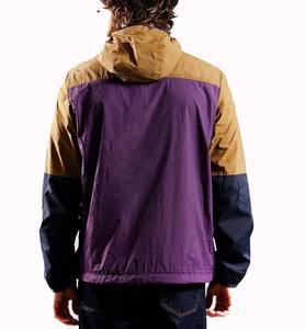 Nueva chaqueta cortavientos de talla grande de verano al por mayor impermeable poliéster liso con capucha estilo informal cierre de cremallera transpirable fino - Product Image 6
