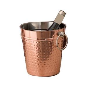 Seau de stockage de glace de conception fantastique seau à glace en cuivre fait à la main avec cuillère pour la maison hôtel et restaurant - Product Image 6