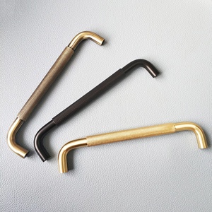 OEM Customized Custom Bronze Brass &amp; <strong>Black</strong> Copper Furniture Cabinet Knurled <strong>Knob</strong> Handle <strong>Pull</strong> CX869 - Product Image 4