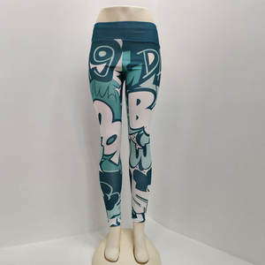 Pantalones deportivos teñidos con lazo de cintura alta para mujer Leggings de talla grande XL con función de realce Pantalones de Yoga de cintura alta al por mayor - Product Image 5