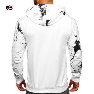 Pull à capuche manches longues pour hommes, vêtement décontracté, Style imprimé à Sublimation, 100% Polyester, impression personnalisée, Service OEM - Product Image 2