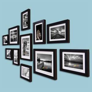 Hot Selling <b>Photo</b> <b>Frame</b> Picture Decorative Home Decor 11 <b>Photo</b> <b>Frame</b> MDF Wood Black Home Decoration Carton Portable 10 Pc - Product Image 4