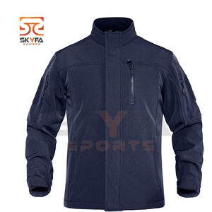 Chaqueta de concha suave personalizada para hombre, chaqueta de trabajo de alta calidad con Logo, simple y elegante, venta al por mayor - Product Image 1