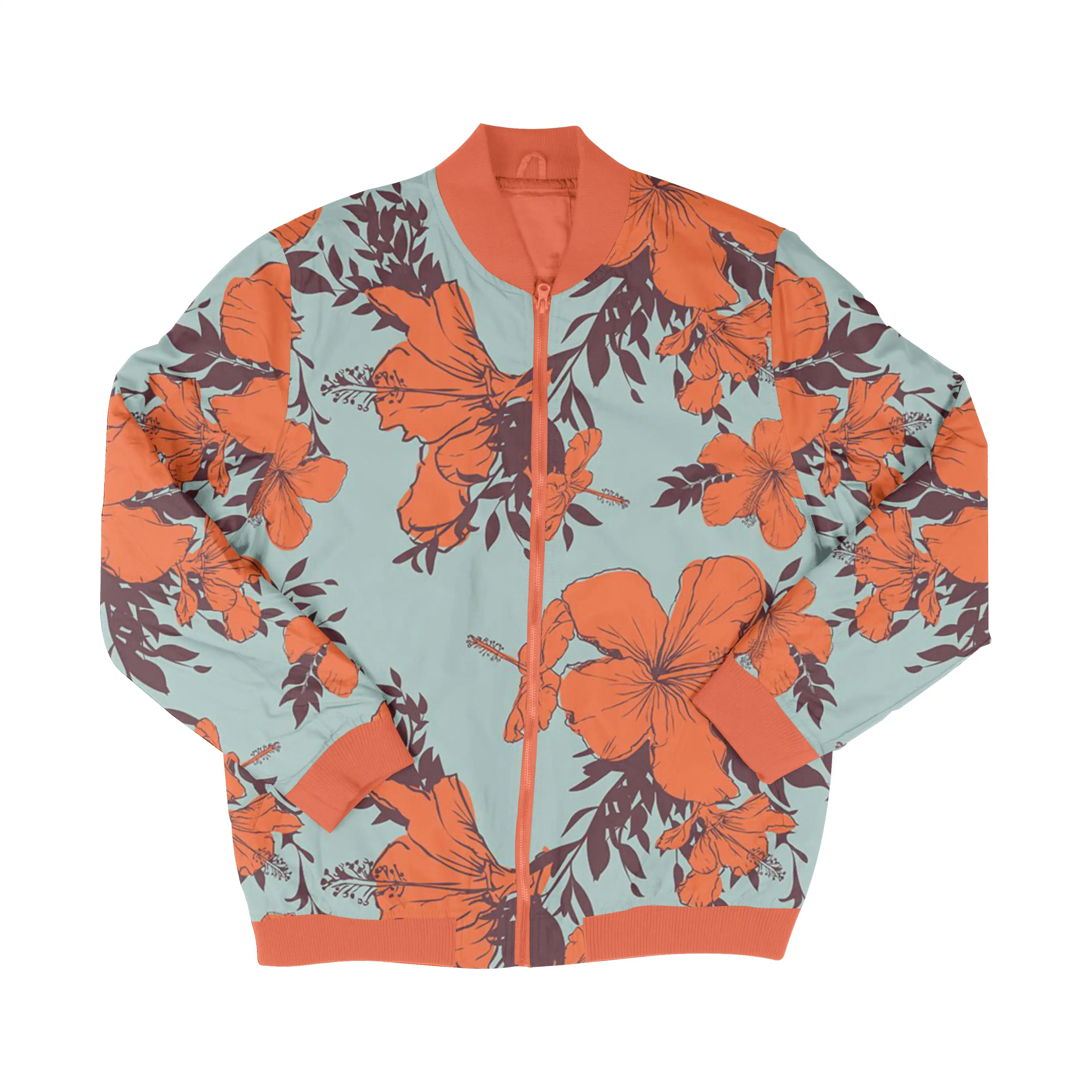 Hot Sale Products Sublimation colorful abstract All Over Print Bomber Jacket for Men