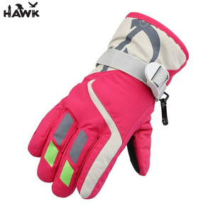 Gants de Ski Thermiques pour Hommes et Femmes Hiver Polaire Imperméable et Chaud Gants de Snowboard pour Enfant 3 Doigts Polyester pour Ski Équitation - Product Image 6