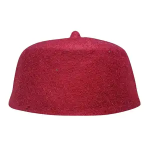 新しいOEMデザイナーサービスカスタム高品質手作り刺繍ロゴ帽子フェズイスラム教徒の帽子
