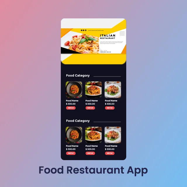 Op Vraag Pizza Levering Mobiele Toepassing | Top Design Mobiele Applicatie Ontwikkeling Voedsel Orde Mobiele App 2021