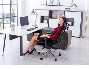 Chaise de bureau ergonomique entièrement en maille, pour usage domestique ou Commercial, bon marché, vente en gros, - Product Image 4