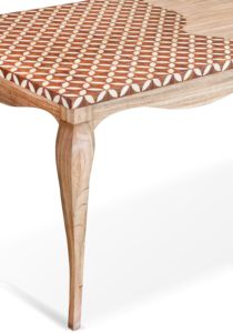 โต๊ะอาหารไม้เนื้อแข็งฮัดสัน ดีไซน์โดดเด่น ผิวสัมผัสธรรมชาติ เหมาะสำหรับห้องนั่งเล่น บ้าน โรงแรม เฟอร์นิเจอร์รับรองมาตรฐาน FLEGT - Product Image 3