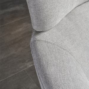 Fauteuils d'appoint pour hôtel 5 étoiles, chaise de salon scandinave, fauteuil de détente pour salon, extérieur, appartement, en tissu, dossier haut, réglable - Product Image 6