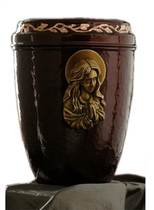 Écriture européenne, URN, métal, bon marché - Product Image 2