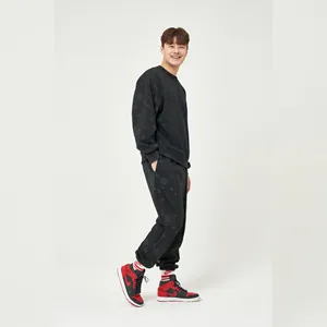 Comfortable Cotton Korean Hanbok Jogging Sweatsuit Sets Wholesale Men and Women Casual Tracksuit