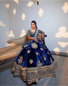DAZZLING INDIAN/PAKISTANI ELEGANT HEAVY--EMBROIDERY ON BRIDAL LEHENGA ,<b>BLOUSE</b> DRESS Embellished ZARDOZI work for Wedding @ 2021 - Product Image 1