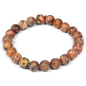 Abalorios de jaspe de piel de leopardo de alta calidad para la fabricación de joyas, pulsera de piedra con cuentas, joyería de moda de cristal, regalo para hombres y mujeres, energía - Product Image 3