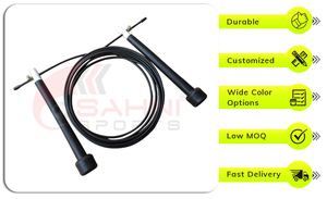 Sahni Thể Thao Tốc Độ Dây <span class=keywords><strong>Pro</strong></span> bền tốc độ cao sức mạnh đào tạo thể dục tốc độ nhảy dây cho nhà/Thương mại/phòng tập thể dục sử dụng nhựa - Product Image 2