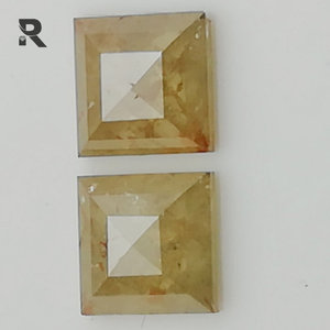 2.76 CT 6.1x6.2x2.8mm น้ำแข็งพีชสี่เหลี่ยมทรงเหลี่ยมหลวมธรรมชาติเพชรกุหลาบเจียระไนเพชรการตกแต่งเครื่องประดับที่ผ่านการรับรองมาตรฐาน IGI - Product Image 4