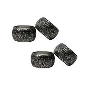 ROUND SHAPE COST EFFECTIVE NAPKIN STAND VINTAGE COLOR GOOD QUALITY METAL NAPKIN RING CLASSIC DESIGN NAPKIN HOLDER - Product Image 1