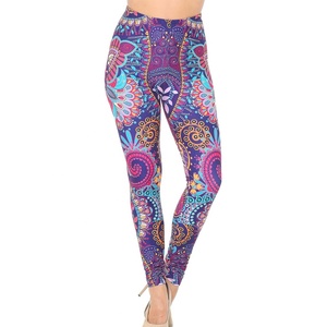 Leggings Deportivos para Mujer, Talla Grande, con Estampado Digital de Galaxia Cósmica, Elásticos en 4 Direcciones, de Secado Rápido, Anti-UV, Transpirables, con Cintura Ajustable - Product Image 1