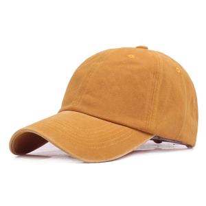 Casquette classique en coton délavé 100 pour homme et femme, chapeau de Baseball, ajustable, uni - Product Image 6