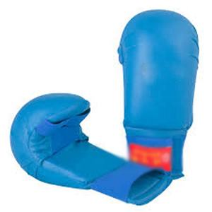 Manoplas de entrenamiento de Karate aprobadas por la WKF personalizadas unisex 2024/guantes hechos de cuero a la venta - Product Image 1