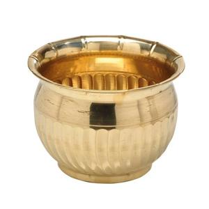 Maceta de Metal de latón con acabado chapado en oro, gran venta de maceta de decoración para fiesta de boda, elegante planta antigua para interiores y exteriores - Product Image 1