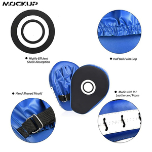 ถุงมือหนังแผ่นฝึกโฟกัสแบบปรับแต่งได้สำหรับเป้าชกมวยผ้าพิมพ์โลโก้ออกแบบได้ตามต้องการ - Product Image 6