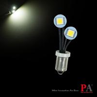 PA Non Ghosting LED Flipper Ampoule #44 #47 Ba9s T10 #555 6.3V 2SMD Pli Vue Latérale Lampe Fil Flexible