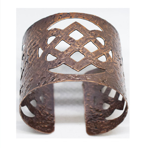 2024 Delaware Color Black Hollow <b>Copper</b> <b>Bracelet</b> Jewelry Christmas women African style bangle Couple Jewelry - Product Image 1