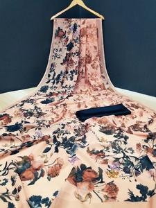 Nouveau look tendance Festival porter Saree avec chemisier pièce femmes indiennes portent Sari pas cher bas prix en gros Surat ApparelGarment - Product Image 2