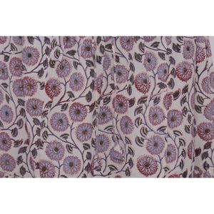 Robe d'été à manches longues en coton imprimé floral pour femmes indiennes Tissu coréen léger pour un usage quotidien Robes de vacances - Product Image 3