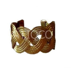 Mode indienne chaude gravure en laiton métal fête porter Bracelet larges bracelets de mode - Product Image 3